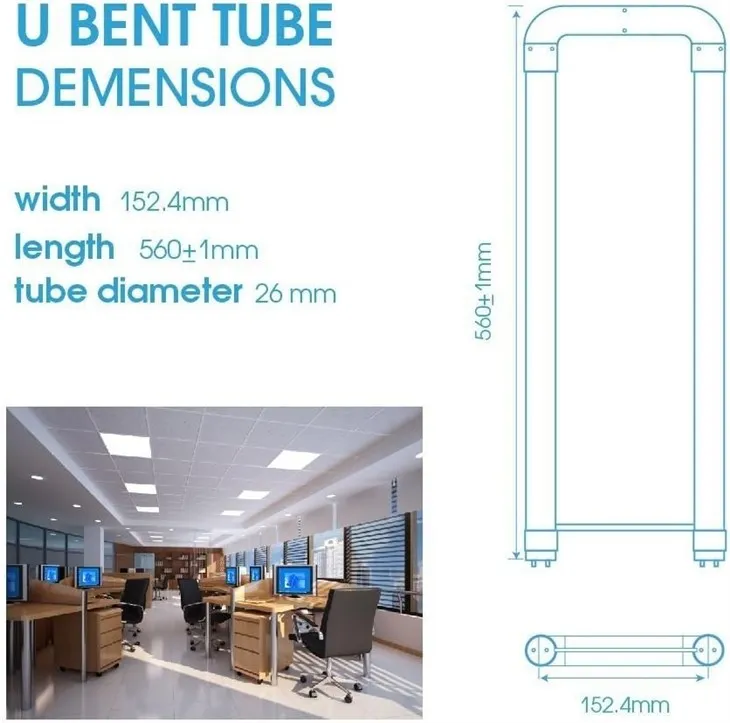 2 Foot U Shaped LED Bulb 2