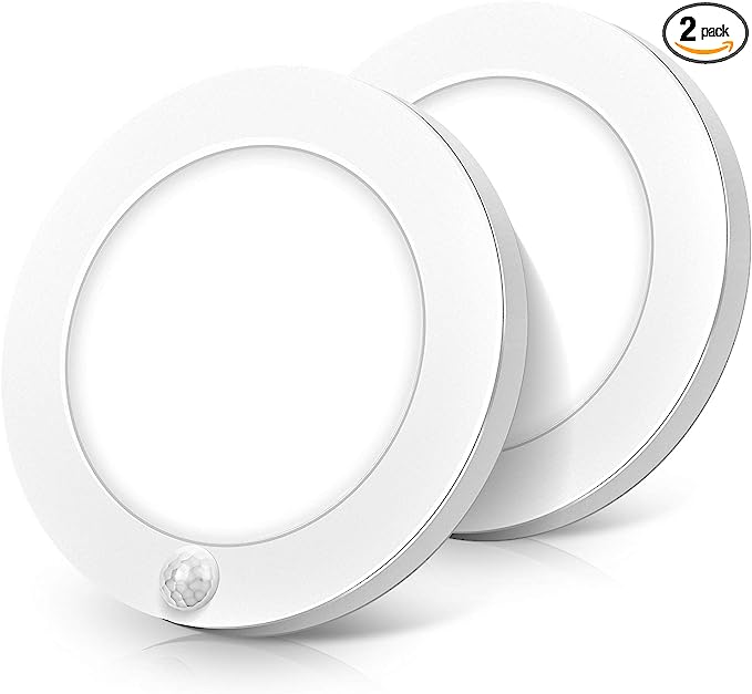 Motion Sensor Battery Operated LED Ceiling Lights