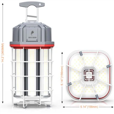 Uzlādējamas celtniecības gaismas