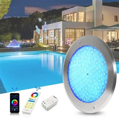 RGB LED peldbaseina apgaismojums