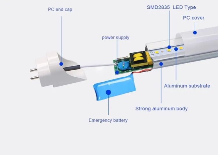 Emergency light detail Emergency light detail