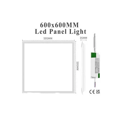 220-277V 4700K 18W LED plakanā paneļa gaisma