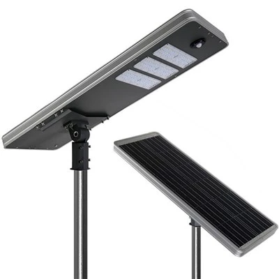 Ūdensnecaurlaidīga ielas apgaismojuma saules enerģija