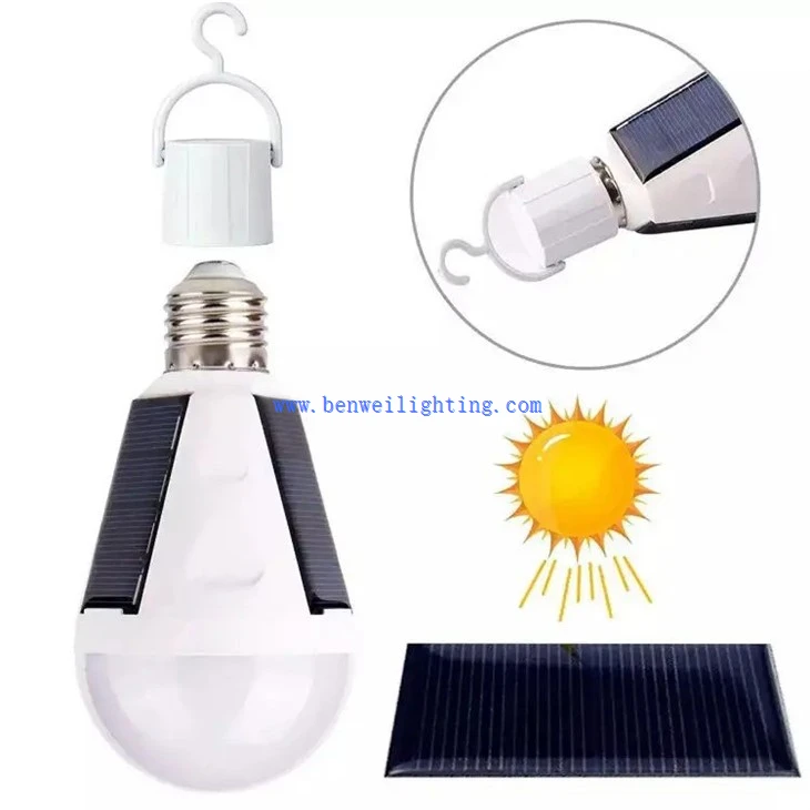 6000K solar powered emergency lights